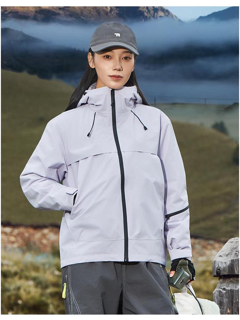 Autumn Windproof Waterproof Three-in-One Outdoor Workwear Jacket - Customizable with Logo