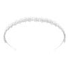 Fashionable Geometric Crystal Hair Accessory Having Comfortable Shape Design Zirconia Headband Suits All Face Shapes