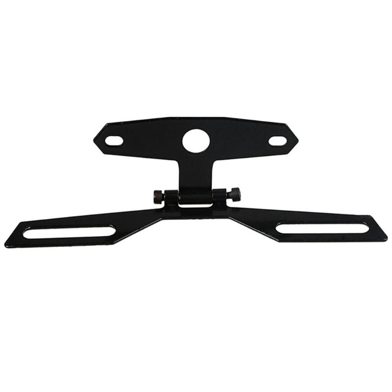 Durable Motorcycle License Plate Bracket Portable Frame Universal Motorbike Taillight Fixed Bracket