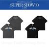 Super Junior Super Show 10 T-shirt Kpop SuperJunior 20e Anniversaire T-shirt Unisexe Femme Été Ample Coton Manches Courtes T-shirts