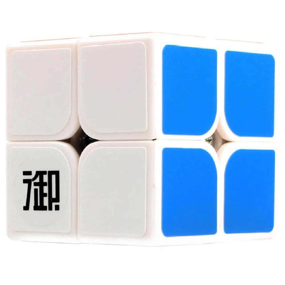 YuMo Hungerian Two Cube for Two 2x2x2 Hungarian Cibe Surface Multicolor Six Sided Hungerien Cubbe Black White Smoothly Teens Toy