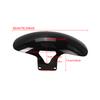 Motorcycle Black Front Fender Mudguard Cover Protector ABS For Harley Softail M8 Fatboy FLFBS FLFB 2018-2022