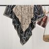 90*90cm Imitation Silk Square Scarf Printed Foulard Shawl Innovative Design Pattern Turban Polyster Headband Islamic Hijabs