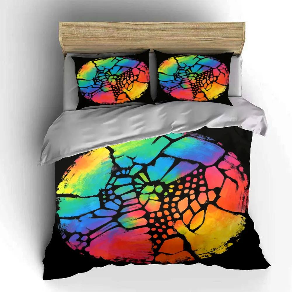 Abstract Art Three-Piece Set Decor Soft Comfortable Duvet Cover Bedding Set Included 1*Duvet Cover & 2*Pillowcases gift
