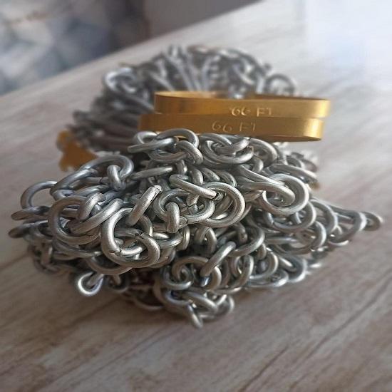 SURVEY CHAIN GI WIRE 66 FEET WITH brass tag  10 ARROW FREE