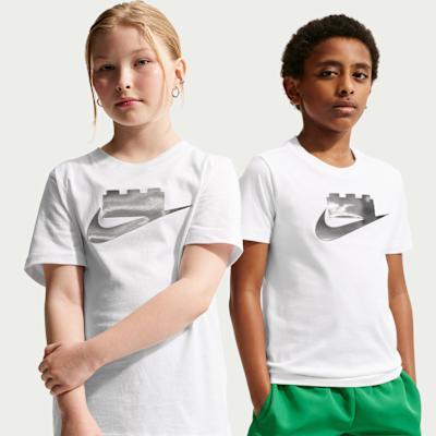 Nike X LEGO Kids T Shirts Crew Neck Moderate XS