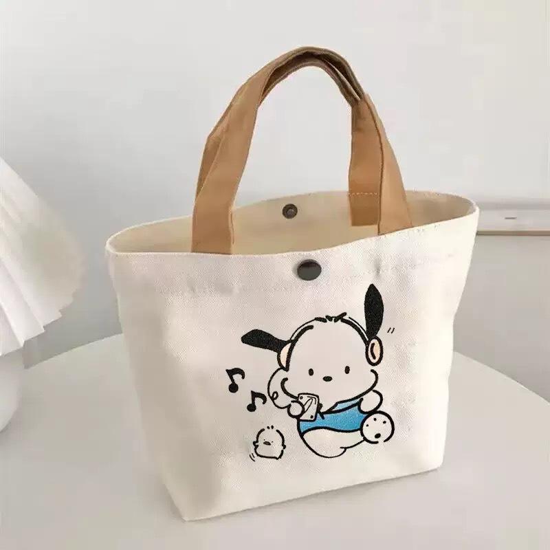 New Women's Portable Canvas Lunch & Gift Handbag for Students