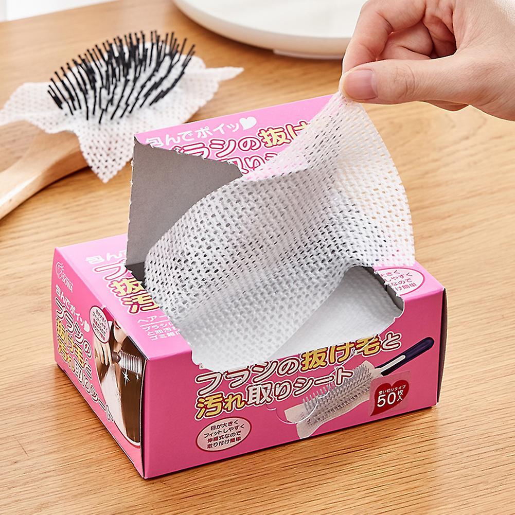 Air-Cushion Comb Cleaning Net Hair Comb Non-woven Cleaning Tablet Hair Cleaning Supplies