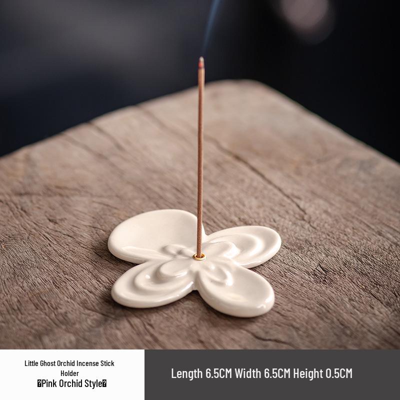 Elegant Ceramic Incense Holder for Home, Tea Ceremony, Zen Ornament