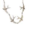 Vintage Metal Swallow Pendant Necklace: Simple, Stylish, Versatile Clavicle Chain Jewelry