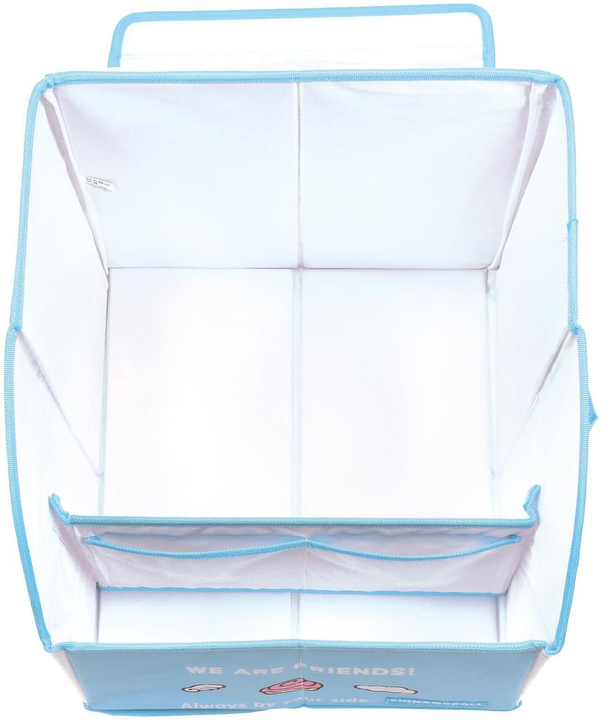 Skater School Backpack Storage Case with Dividers and Lid Cover for Organization and Sanrio Cinnamoroll and SRBX1 Tidying, Friends,