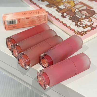 HERORANGE Matte Air Cheese Lip Glaze: Long-lasting, Highly Pigmented, Non-Transfer Soft Mist Lipstick for Women.