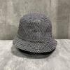 Used Carhartt WIP Bucket Hat Striped Blue X White Carhartt
