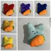 Holding Carrot Easter Rabbit Plush Toys Soft Cute Animal Doll Easter Bunny Plush Doll  Easter