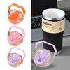 Splash Spill Proof Bottle Lid Replacement Multicolor Cup Lid Transparent Therms Cup Cap for Tyeso 600/750/900 Ml