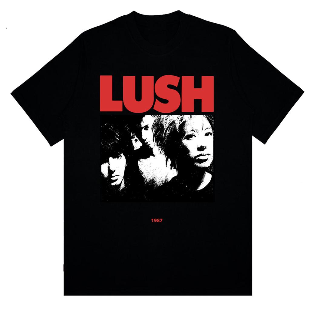 26 NEW LUSH Band 1987 Short Sleeve Cotton Black All Size T-Shirt CV21 Unisex T-Shirt