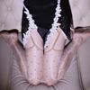 Aurora Dot Knee Socks Suspender Integrated Oily Sexy Suspender Polka Dot Thin Stockings Stockings