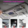 Car Visor Organizer Car Accessories Pocket Holder Car Accessories Organizers Leather Hearing Bag