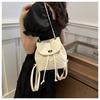 Fashion Rhombus Design Small Women's Backpack High-End Sense Small Design Chain Bag Small Ladies Backpack CLE
