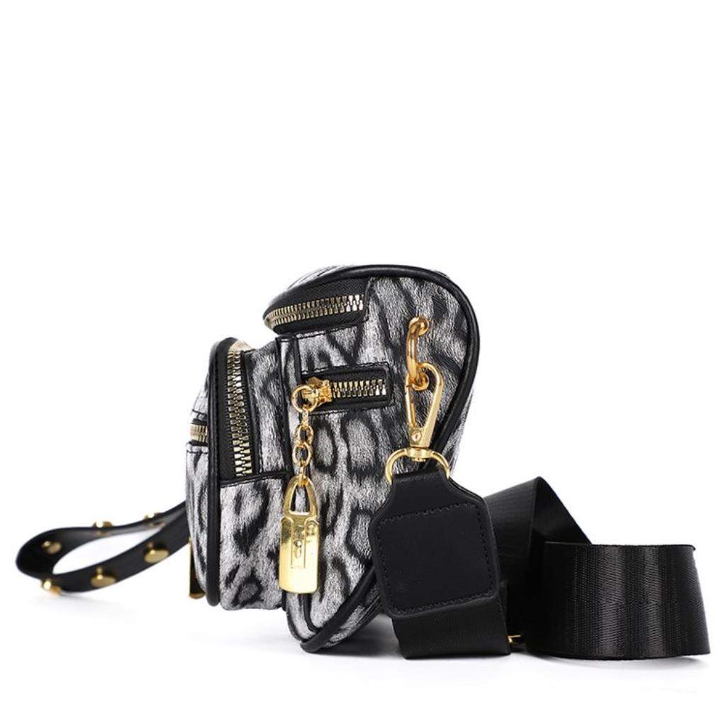 Sac à Bandoulière Femme PU Multi Compartiments Bandoulière Réglable Quotidien