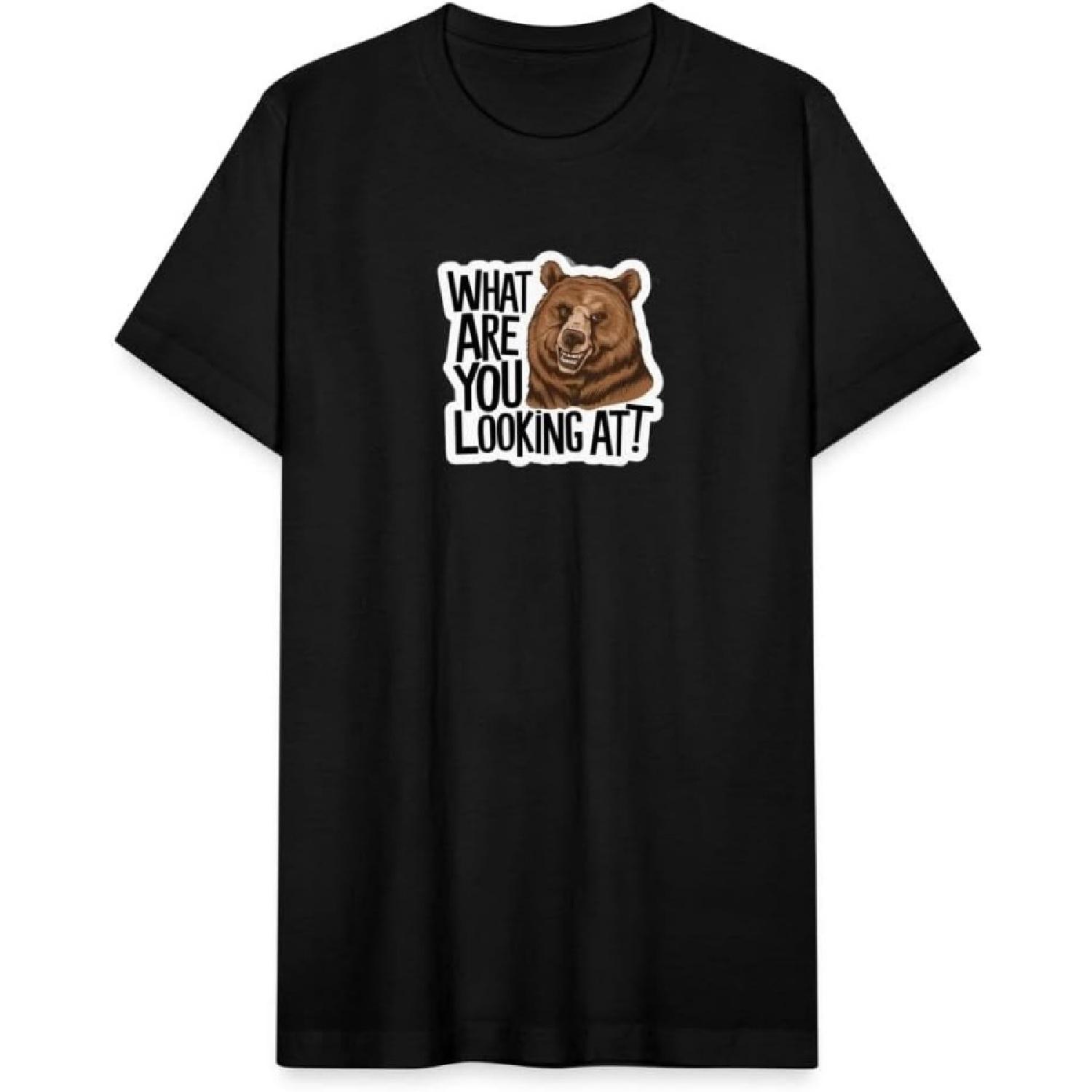 WhatareyoulookingAT T-Shirt Sweatshirt Hoodie Tanktop for Men Women Kids Black S