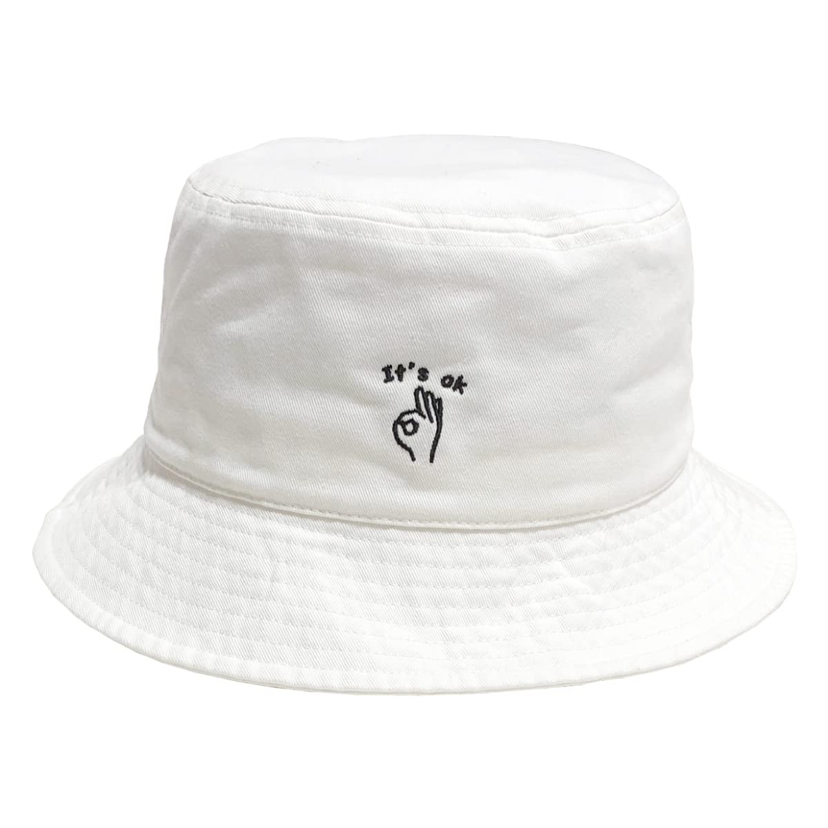 

Базовый Энчи Жест рукой Панама Панама Шляпа Логотип Буни Мужчины Женщины Белый белый