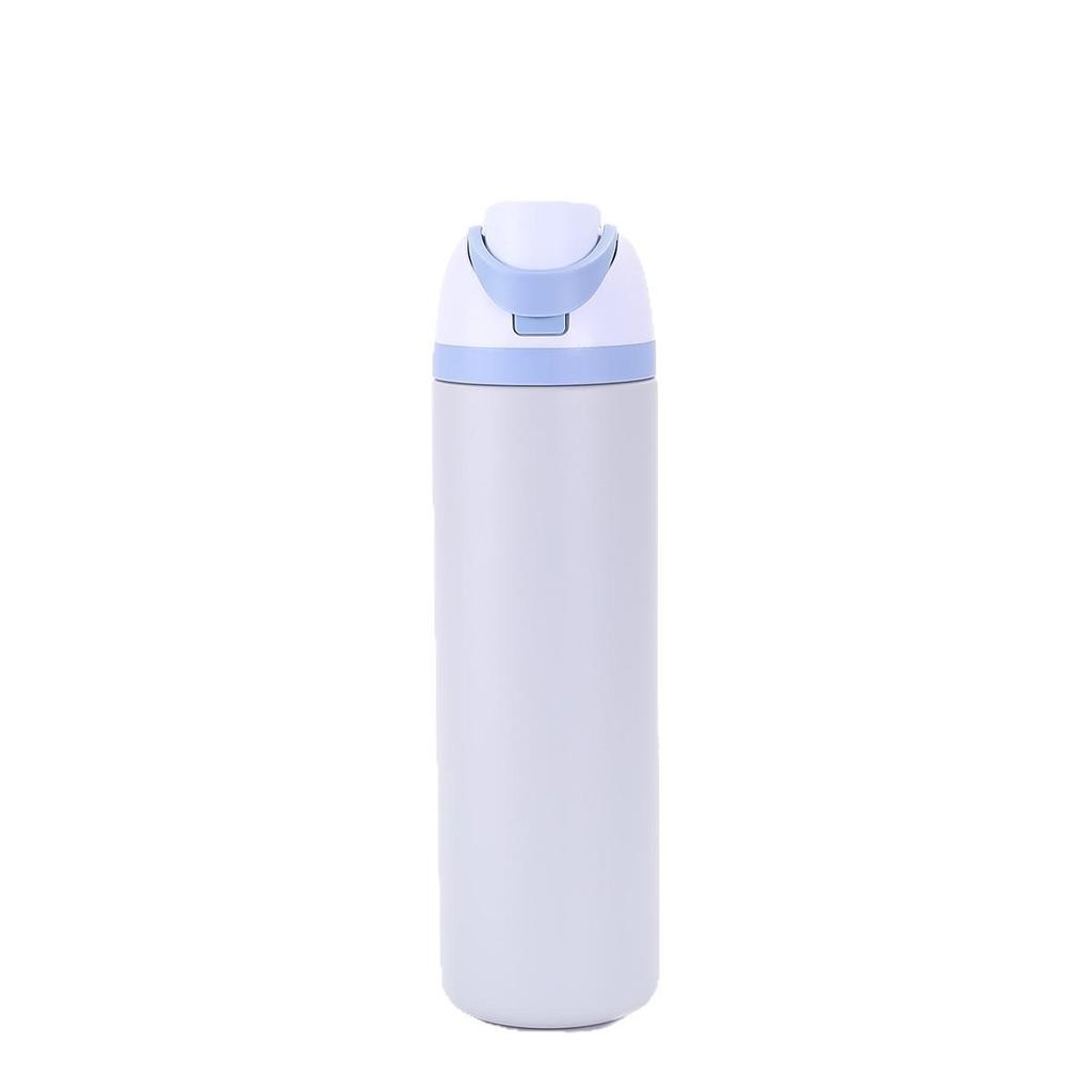 Vacuum Insulated 304 Stainless Steel Water Bottle with Flip-top Lock Lid