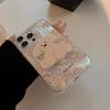 Polka Dot Puppy Stand Case for iPhone 13 iPhone 15 iPhone 16 Pro Max