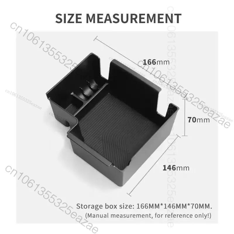 For Kia EV9 2024-2025 Car Central Console Armrest Storage Box Water Coasters Pad Interior Decorate Accessories