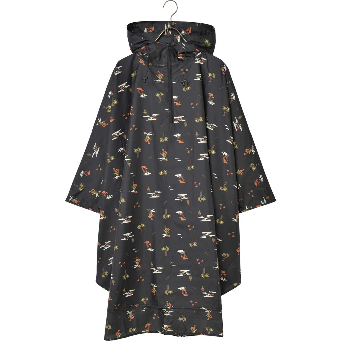 

Nifty Colors Дождевик Фламинго Дождевое пончо Черный Один размер 155-175см чёрный