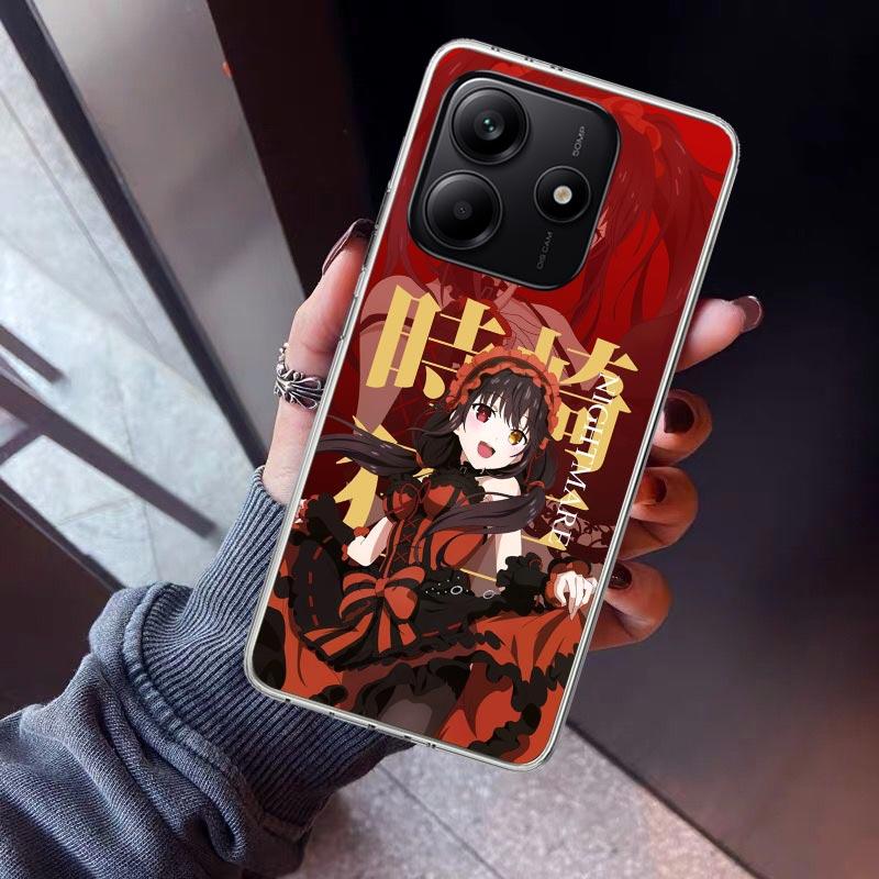 Date A Live Tokisaki Kurumi Phone Case For Xiaomi Redmi Note 10 11 12 13 14 15 Pro Plus 11S 12S 14S 11T 11E 10S Soft TPU Back Co