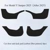 Car Door Anti Kick Pad for Tesla Model Y Juniper 2025 Door Panel Protective Pad Seat Side Kick Mat Anti Stepping Pad Accessories