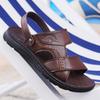 Summer Breathable Men's Shoes 2025 New Non-slip Soft-soled Cool Slippers Men's Casual Versatile and Dual-purpose Outer Wear Beach Shoes