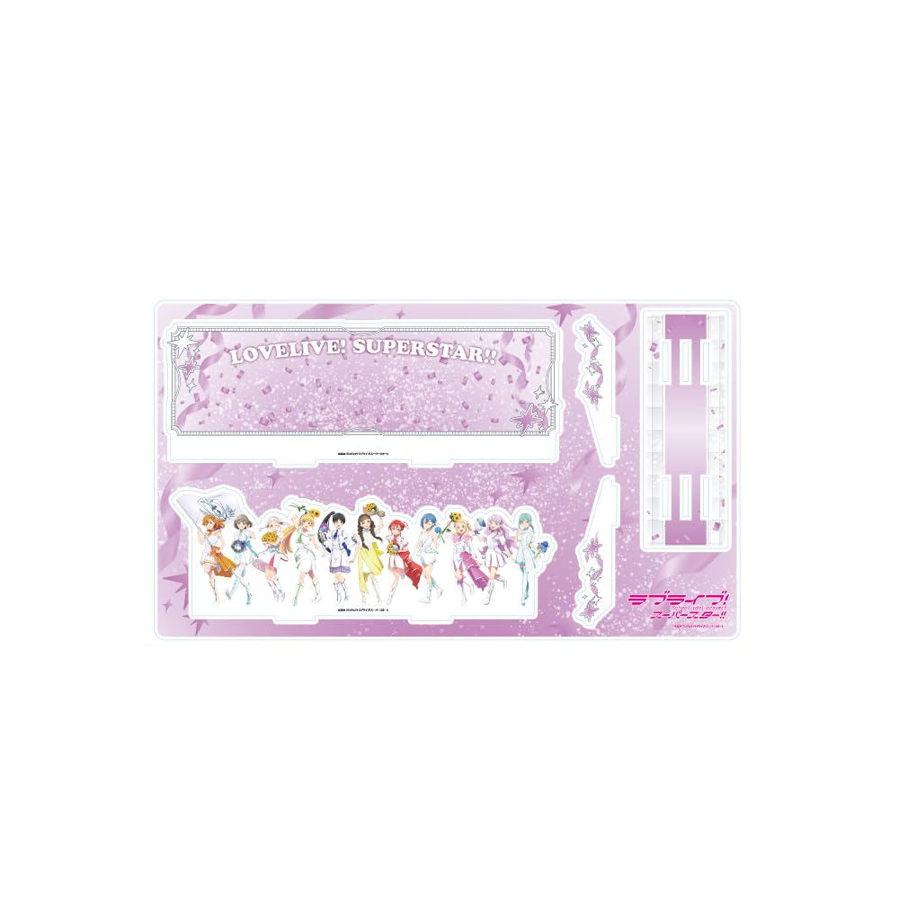 Love 04 Lineup Design Parade Premium Acrylic Diorama Plate Live! Superstar!! ver. [Original Illustration]