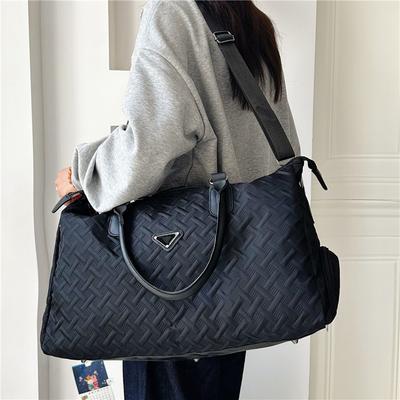 Women's Dry-wet Separation Sports and Fitness Bag, Large-capacity Portable Travel Bag with Shoe Compartment for Outings
