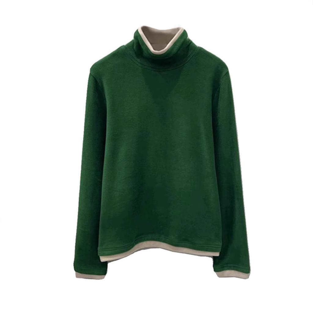 A Versatile Faux Two-piece Base Shirt for Autumn and Winter, A New Long-sleeved T-shirt