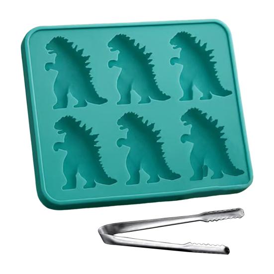 Ice Cube Mold Silicone Dinosaur Shape Ice Shape Non-Stick Food-Grade Oven Safe Ice Mould Kitchen Gadget