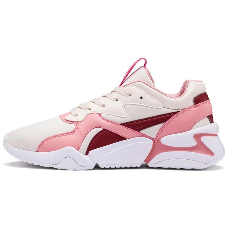 

Puma Nova Leather Shock Absorbing Durable Height Increasing Low Top Casual Shoes Women Casual Shoes 370815-03 38