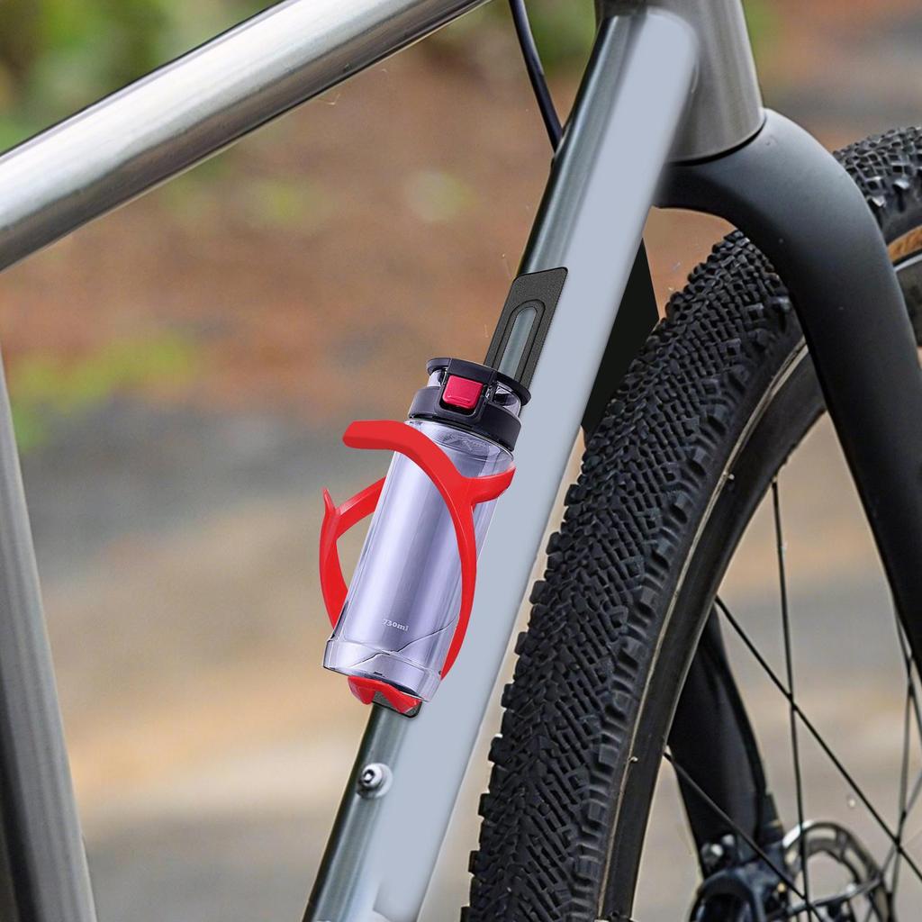 Bike Water Bottle Holder Adapter Cycling Flask Mount Bracket Adjustable Flask Cage Bracket For Motorcycle Road Cycling Urban