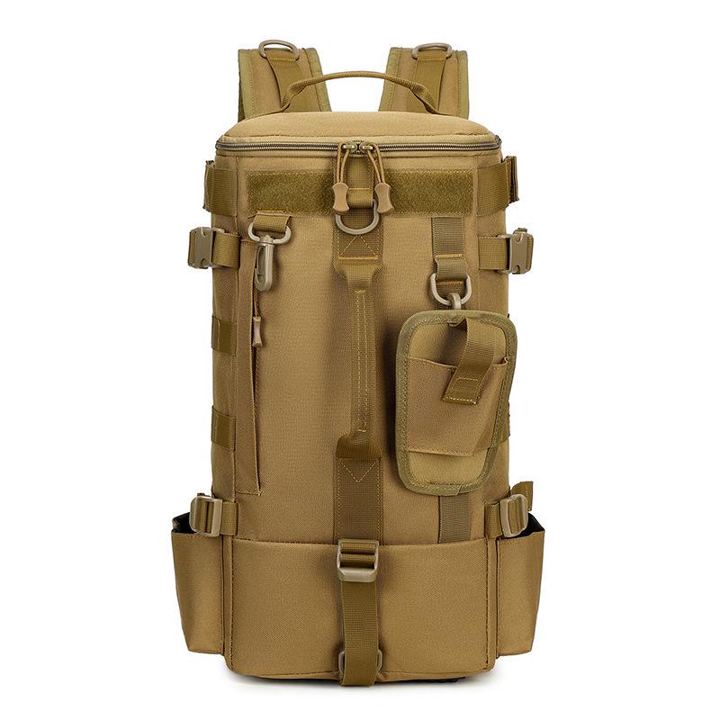 Multifunctional Tactical Fishing Tackle Bag With Rod Holders Fish Equipment Storage Camping Outdoor Large Capacity Backpack