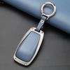 Zinc Alloy Car Key Cover with Keychain for Mercedes-Benz A220 E63S AMG E-Class GLE 350 4MATIC E300 E400 E43 W213 Leatuer Keycase