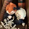 One Set Of 15Cm Height Crowley Azirapha Plush Doll Mini Good Omens 3 Stuffed Toy Decoration Dolls Birthday Xmas Gift