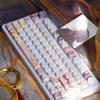 Movie Poetry Line Keycaps Cherry SO PBT Sublimation Classic Movie Theme Keycap 133 keys including 'L' ENTER key and 7U Spacebar