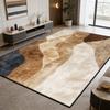 Warm Brown Rice White Modern Fluffy Living Room Rug Home Decoration Luxury Antiskid Carpet Large Area Easy Clean Soft Floor Mats