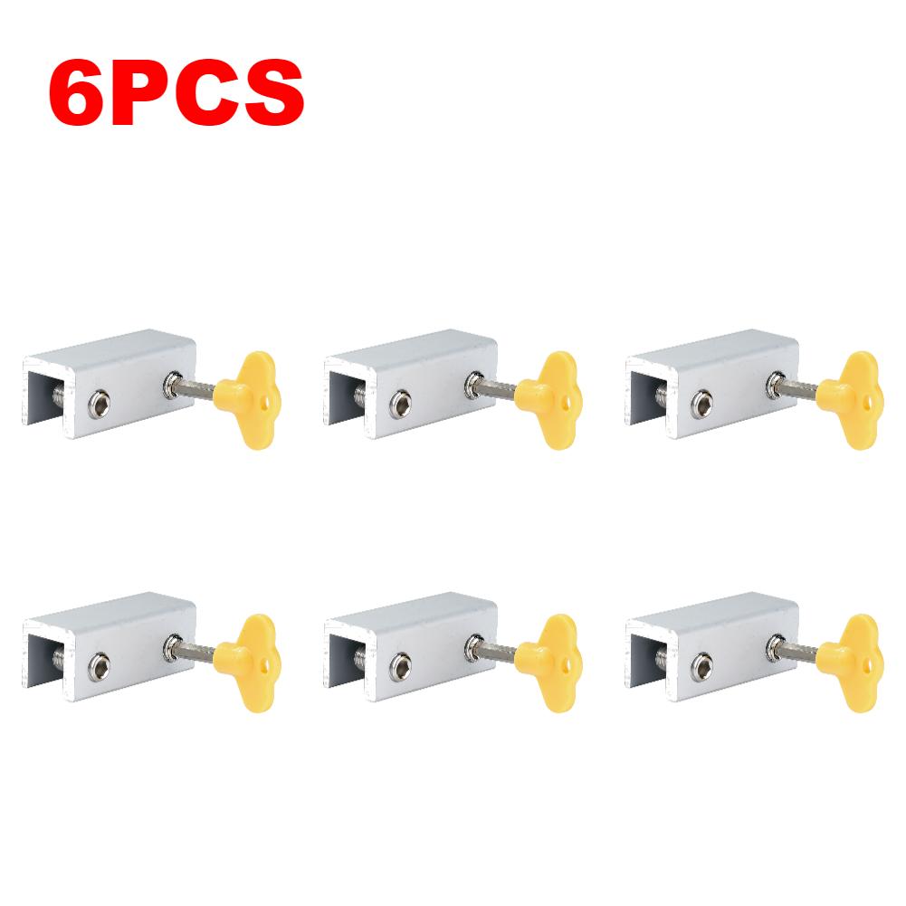1-10Pcs Window Lock Security Lock Limit Sliding Door Windows Restrictor Child Safety Anti-theft Door Stopper Home Improvement