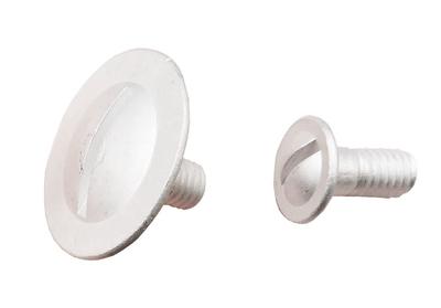 Speedpit 80878 TNK Industries B-88 BEN için Kalkan Vidaları (Tek Taraflı İçin Büyük ve Küçük 2 Adet), Gümüş