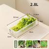 Refrigerator Organizer Fridge Storage Box Fresh Vegetable Scallions Boxes Drain Basket Food Storage Containers Kitchen Organizer