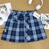 Heartbeat Signal Authentic Japanese JK High-Waist Plaid Midi Skirt - Academy Style