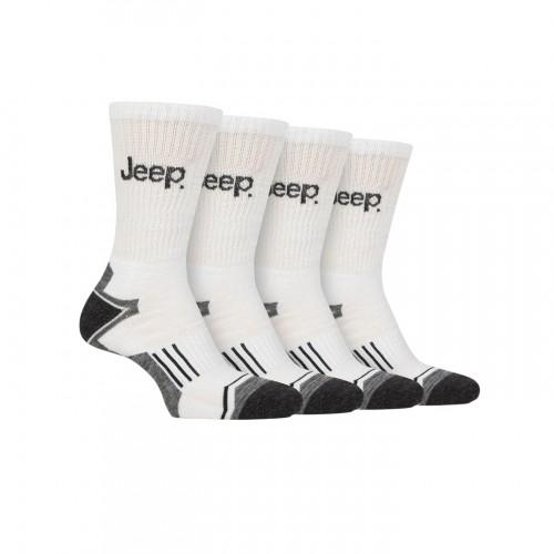 Jeep Mens Crew Socks (Pack of 4)