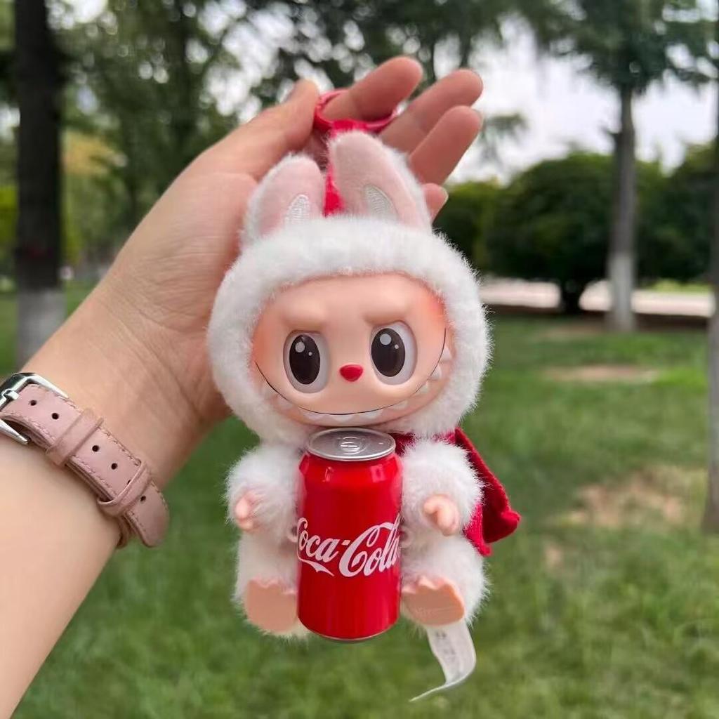 Labubu Coca-Cola Serie Plüschtier Schlüsselanhänger - Niedliche Kreative Accessoires für Taschen & Rucksäcke
